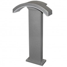 Φωτιστικό Κολωνάκι LED 10W 230V 600lm 4000K Λευκό Φως Ημέρας 50cm Αλουμινίου Γκρι IP54 9-191866